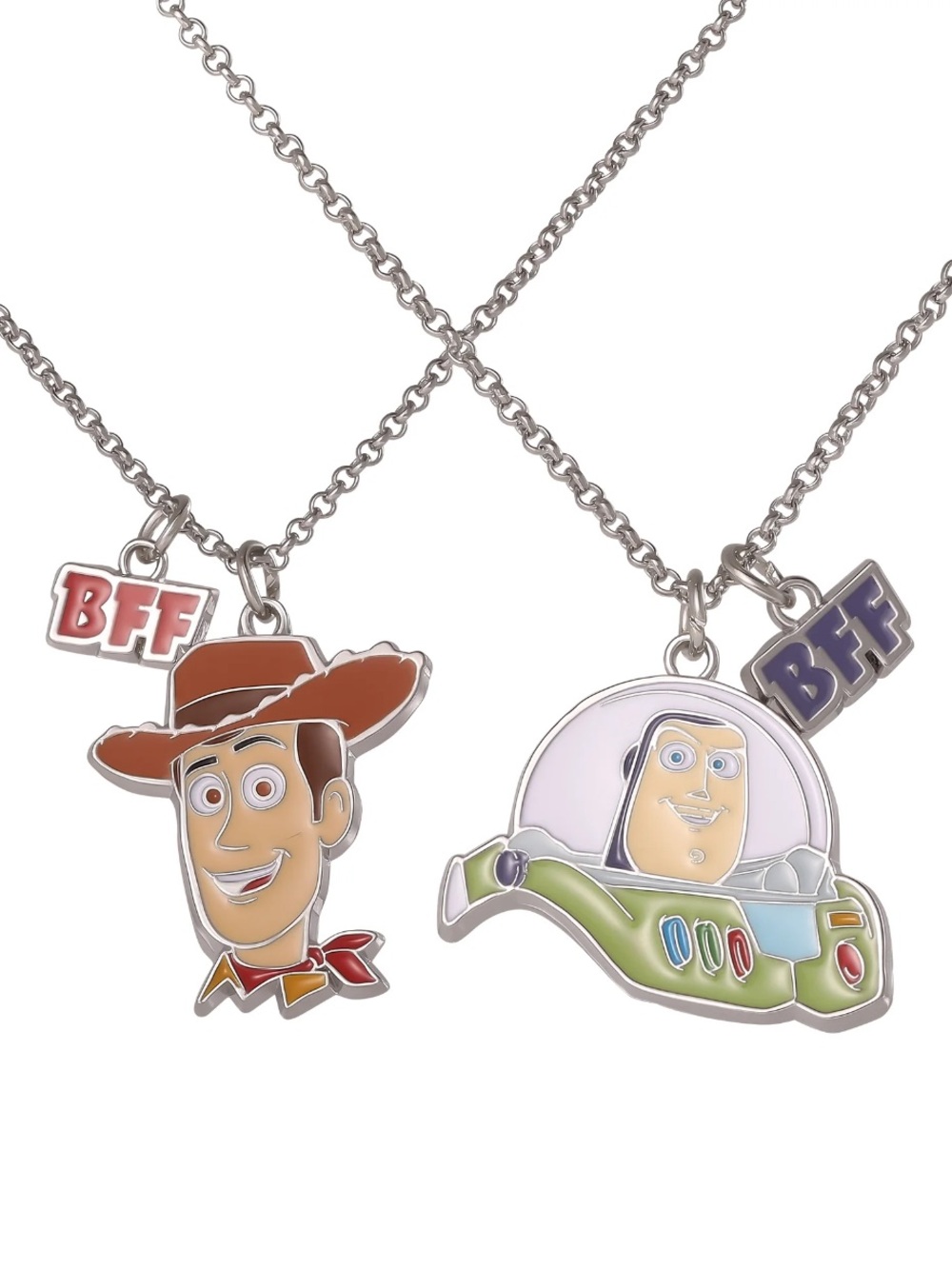 Disney Toy Story BFF Pendant Set, 2Pieces.